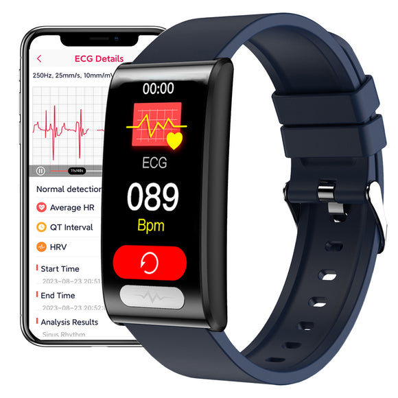 DK70B Waterproof ECG Smart Watch with Blood Glucose, 1,47