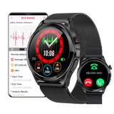 TK22 Blood Glucose Smart Watch Dial Answer Call, 1.39" 360*360 ECG Monitoring Health Monitor Watch