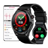 TK22 Blood Glucose Smart Watch Dial Answer Call, 1.39" 360*360 ECG Monitoring Health Monitor Watch