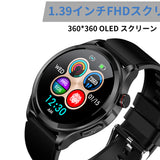 ECG Smart Watch Dial Answer Call TK22, 1.39" 360*360 EKG Monitoring Health Monitor Watch