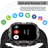 Smart Watch with Bluetooth Call QX11, 1.96” Waterproof Fitness Watch for Men with Answer/Make Call