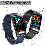 TK70A Smart Watch ECG, 1,47 Inches Waterproof Smartwatch with Blood Pressure, SpO2, Heart Rate, Body Temperature, Message Call Reminder