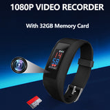 Mini Camera Smart Bracelet, Hidden Camera Watch, Surveillance Camcorder Activity Fitness Tracker, 1080P Micro Video Recorder