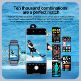 Smart Watch ECG TK79, 1,47 Inches Waterproof Smartwatch with Oximeter, SpO2, Heart Rate, Body Temperature