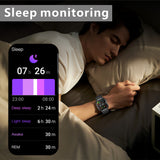 Smart Watch with Bluetooth Call QX11, 1.96” Waterproof Fitness Watch for Men with Answer/Make Call