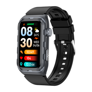 Smart Watch ECG TK79, 1,47 Inches Waterproof Smartwatch with Oximeter, SpO2, Heart Rate, Body Temperature