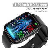 Smart Watch ECG Monitor TK10,  1,91 inches Waterproof Fitness Trackers with Multi Sport Modes