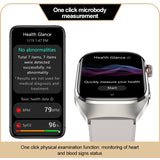Smart Watch ECG & Dial Answer Calls TK16, 2.04" AMOLED Waterproof Fitness Tracker