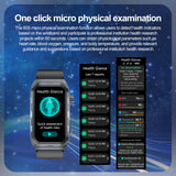 Smart Watch ECG TK79, 1,47 Inches Waterproof Smartwatch with Oximeter, SpO2, Heart Rate, Body Temperature