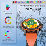Smart Watch for Men Women TS137, 1.43 AMOLED Display Waterproof Fitness Watch with Answer/Make Call