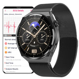 TK20B Smart Watch ECG, 1.39 Inches Waterproof Smartwatch with Blood Glucose, Blood Pressure, SpO2, Heart Rate, Message Call Reminder