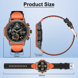 Smart Watch for Men Women TS137, 1.43 AMOLED Display Waterproof Fitness Watch with Answer/Make Call