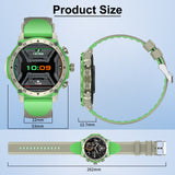 Smart Watch for Men Women TS137, 1.43 AMOLED Display Waterproof Fitness Watch with Answer/Make Call