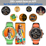 Smart Watch for Men Women TS137, 1.43 AMOLED Display Waterproof Fitness Watch with Answer/Make Call