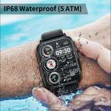 Smart Watch ECG Monitor TK10,  1,91 inches Waterproof Fitness Trackers with Multi Sport Modes