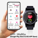 Smart Watch with Camera, Waterproof IPX6 Smartwatch Mini Cam, 1.3 Inch Round Screen 1080P Video Recording Smart Watch for Android iOS Outdoor