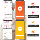 TK22 Blood Glucose Smart Watch Dial Answer Call, 1.39" 360*360 ECG Monitoring Health Monitor Watch