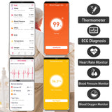 Smart Watch ECG Monitor TK10,  1,91 inches Waterproof Fitness Trackers with Multi Sport Modes