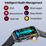 Smart Watch ECG TK79, Waterproof Smartwatch with Oximeter, SpO2, Heart Rate