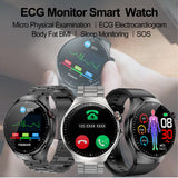 Smart Watch ECG TK26, 1,43” AMOLED Smartwatch Dial Answer Call Waterproof Fitness Tracker