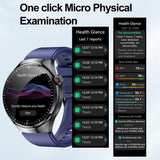 Smart Watch ECG TK26, 1,43” AMOLED Smartwatch Dial Answer Call Waterproof Fitness Tracker