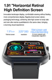 Smart Watch ECG Dial Answer Call TK17, 1,91" 320 *380 Screen Bluetooth Calls Watch
