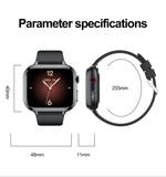 Smart Watch ECG Dial Answer Call TK17, 1,91" 320 *380 Screen Bluetooth Calls Watch
