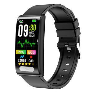 TK70A Smart Watch ECG, 1,47 Inches Waterproof Smartwatch with Blood Pressure, SpO2, Heart Rate, Body Temperature, Message Call Reminder