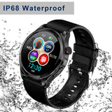 ECG Smart Watch Dial Answer Call TK22, 1.39" 360*360 EKG Monitoring Health Monitor Watch