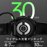 ECG Smart Watch Dial Answer Call TK22, 1.39" 360*360 EKG Monitoring Health Monitor Watch