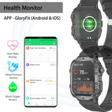 Smart Watch with Bluetooth Call QX11, 1.96” Waterproof Fitness Watch for Men with Answer/Make Call