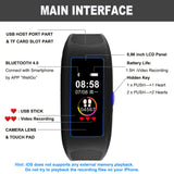 Mini Camera Smart Bracelet, Hidden Camera Watch, Surveillance Camcorder Activity Fitness Tracker, 1080P Micro Video Recorder
